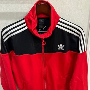 MENS ADIDAS TRACK JACKET ILLINOIS SIZE LARGE